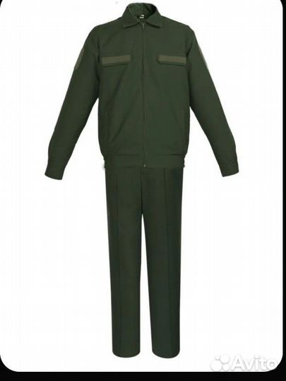 Новый Костюм военный офисный зеленый р. 52