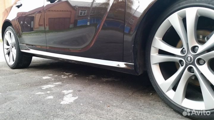 Накладки на пороги opel insignia