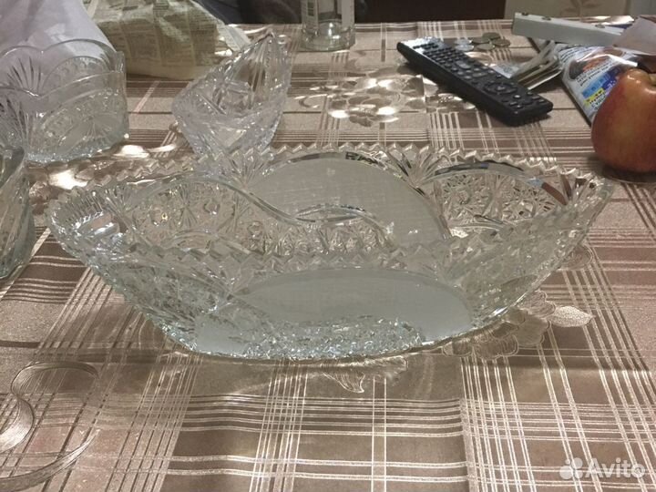 Ваза для фруктов, селедочница,конфетница СССР, хру