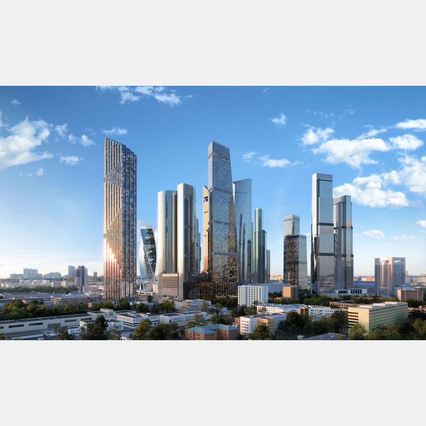 2-к. квартира, 82,1 м², 61/85 эт.