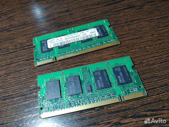 Оперативная память ddr2 500Мб для ноутбука