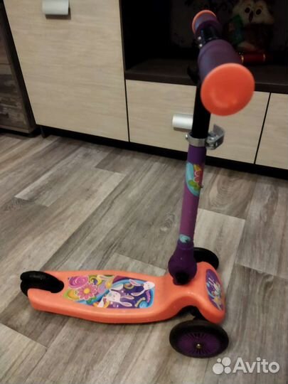 Самокат детский трехколесный бу
