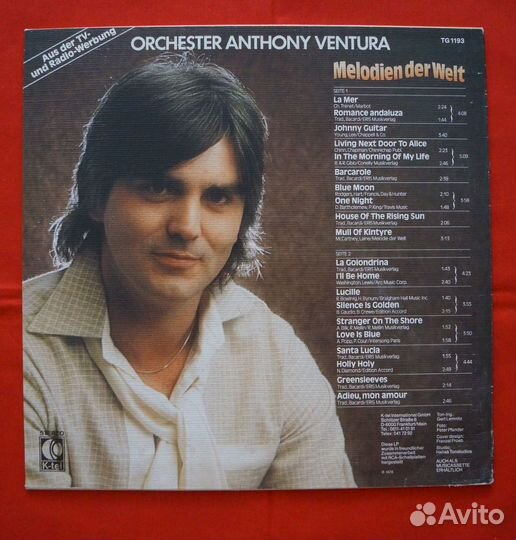 Orchester Anthony Ventura – Melodien Der Welt