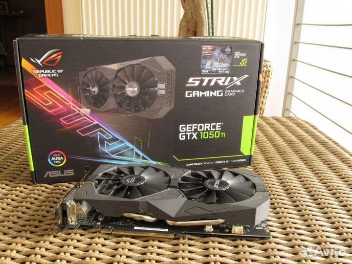 Видеокарта gtx 1050 ti 4gb asus strix