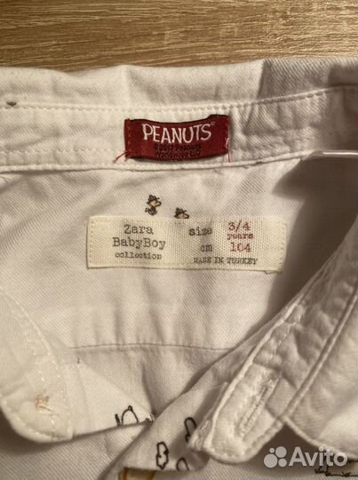 Рубашка zara 104