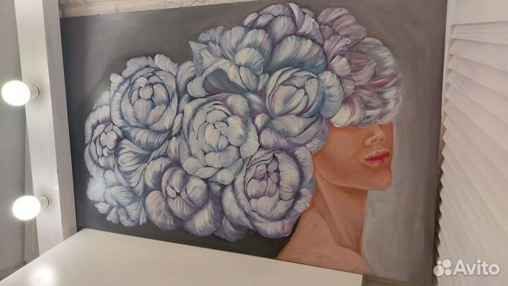Оригинальная интерьерная картина акрилом