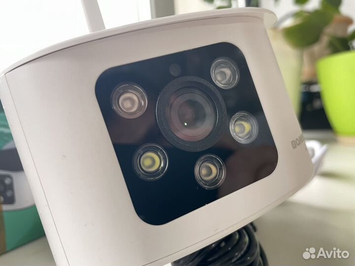 Ip камера видеонаблюдения уличная wifi 2линзы