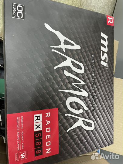 Видеокарта RX580 4gb