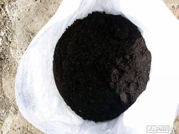 Чёрный грунт в мешках