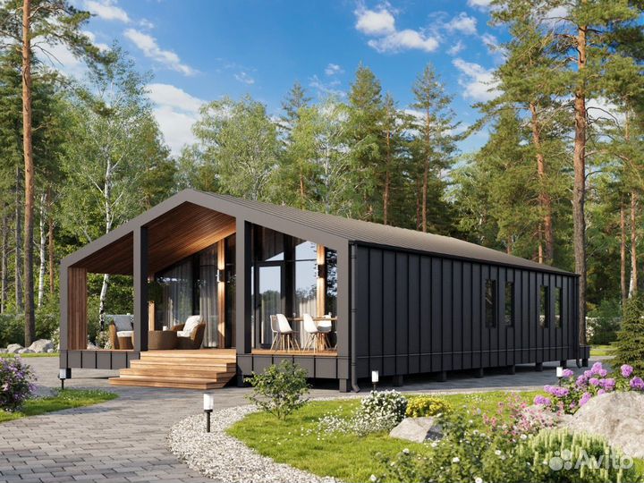 Каркасные дома в современном стиле