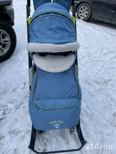 Коляска санки