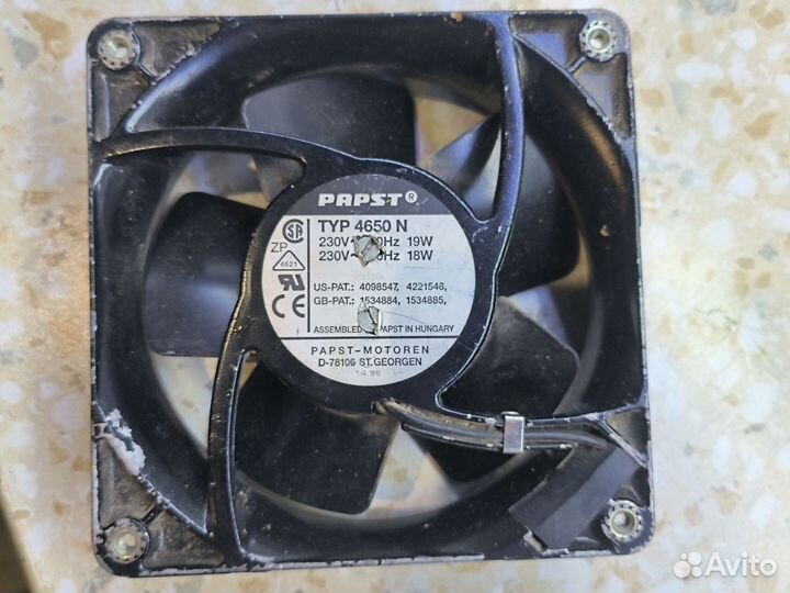 Вентилятор вытяжной промышленный бу