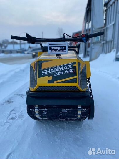 Компактный мотобуксировщик Sharmax 20 л.с