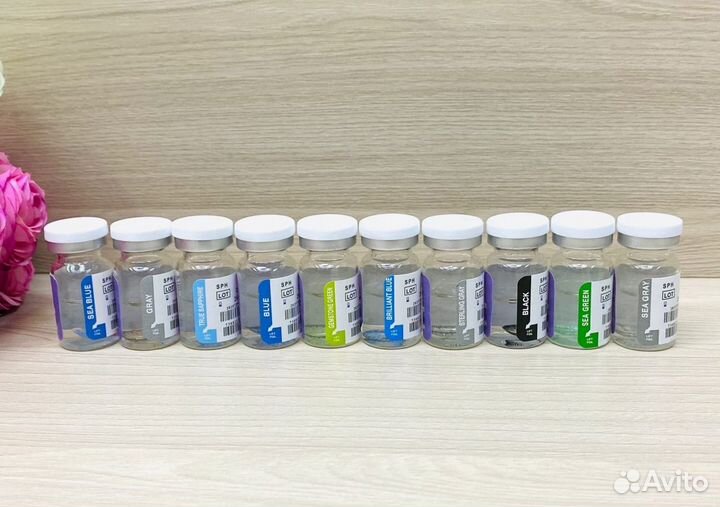 Линзы контактные цветные