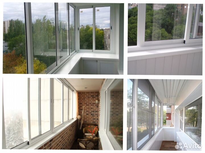 Остекление балкона. Отделка лоджии