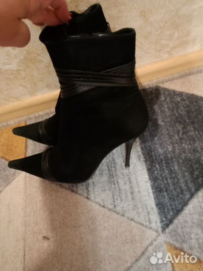 Полусапоги замшевые женские осень 37размер