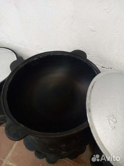 Казан чугунный 12 литров