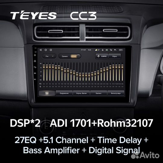 Магнитола Teyes CC3 4/64 Hyundai Creta 2