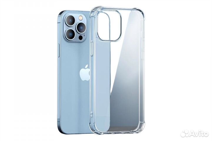 Прозрачный чехол для iPhone XR (13Pro / 14Pro)