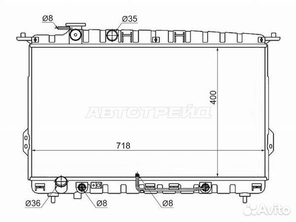 Радиатор hyundai sonata IV 01-04, hyundai sonata IV 01-04/sonata Тагаз 04-10, hyundai XG 99-05, KIA