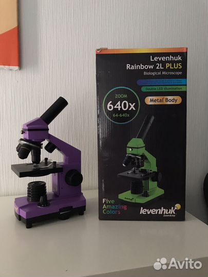 Микроскоп Levenhuk Rainbow 2L plus