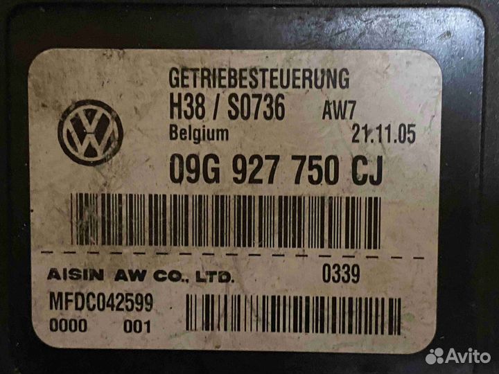 Блок управления АКПП Volkswagen passat 6 (3C 2005