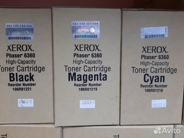 Тонер-картридж xerox Phaser 6360