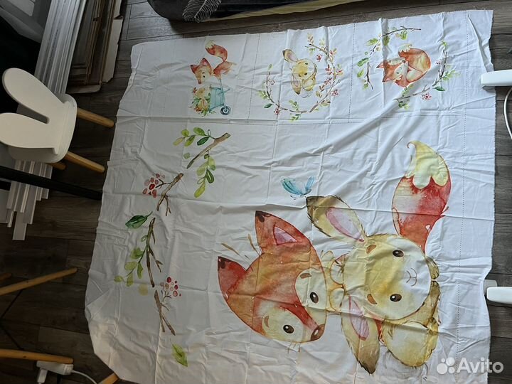 Набор панели для бортиков и одеяла пледа