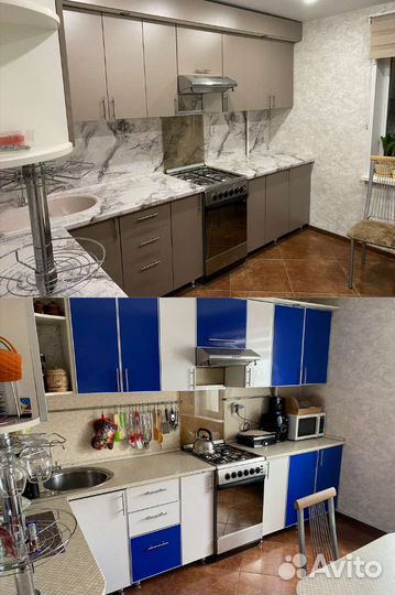 Замена фасадов, столешницы, фартука