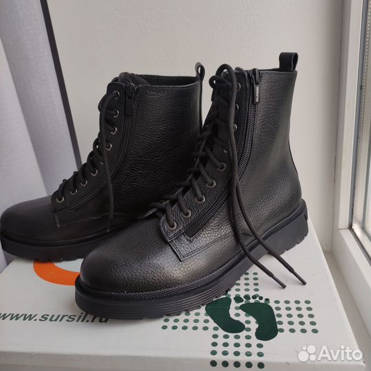 Сапоги женские. Зима, размер 39. новые, кожа