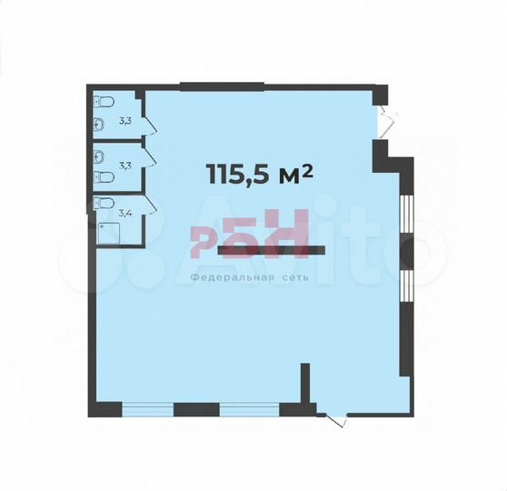 Продажа офиса 115м2 Тюмень