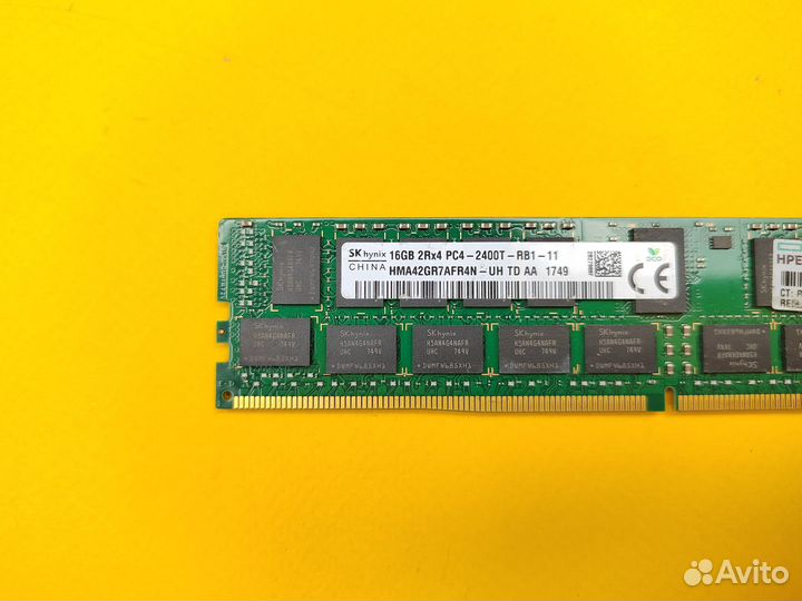 DDR4 16GB 2400 MHz SK hynix ECC REG Серверная