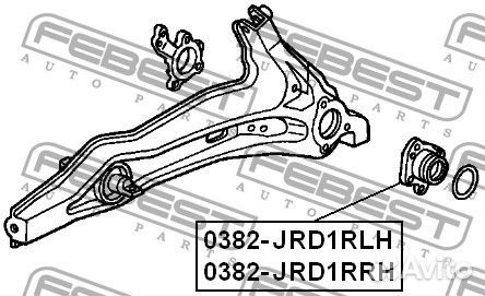 Ступица задняя левая