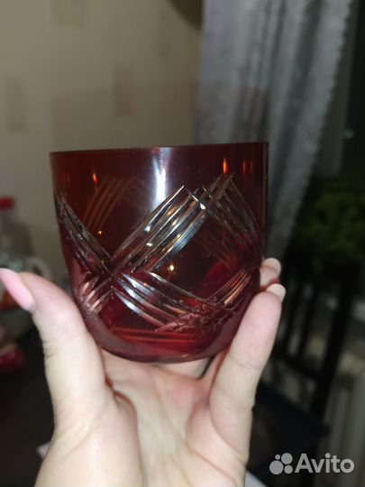 Цветной хрусталь СССР винтаж