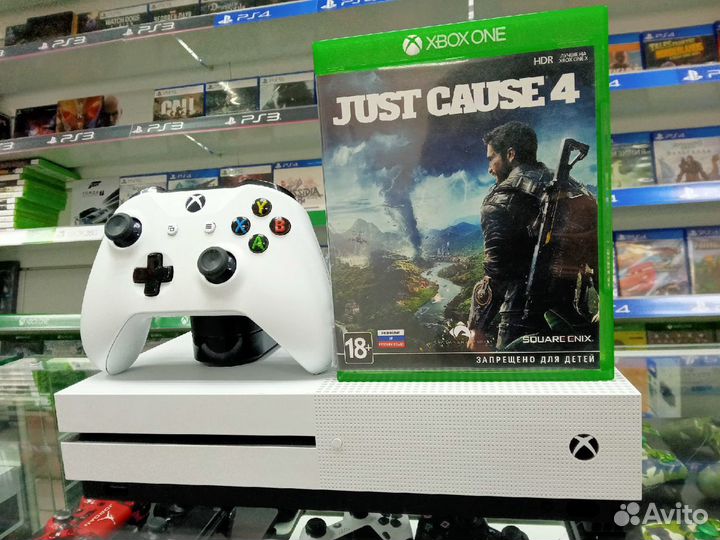 Xbox One S 500GB + Игра Just Cause 4