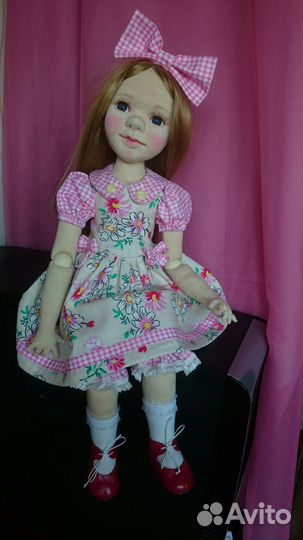 Кукла ручной работы из ткани Светлана