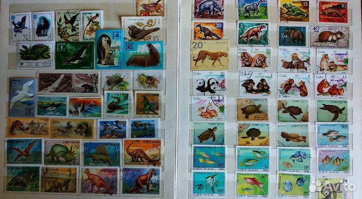 Марки импортные и СССР. 1960-90 гг