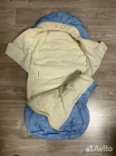 Зимний конверт для новорожденного в коляску