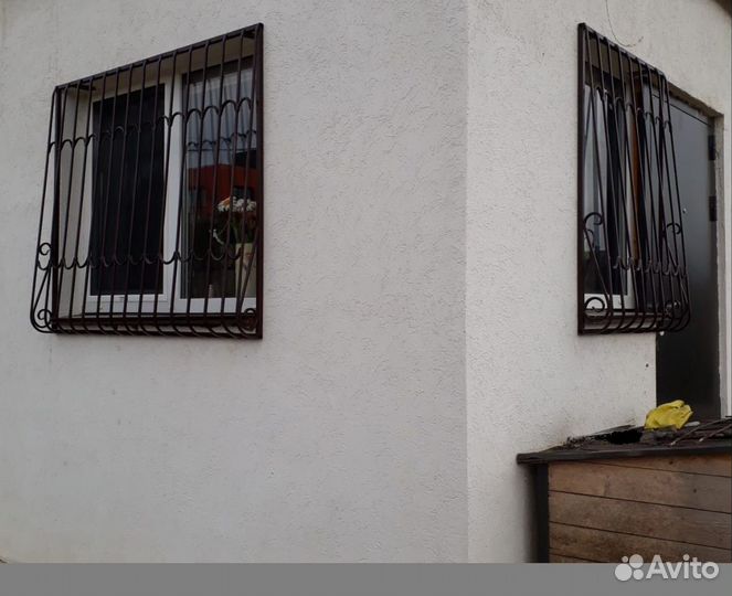 Решетки на окна стальные на заказ N 804