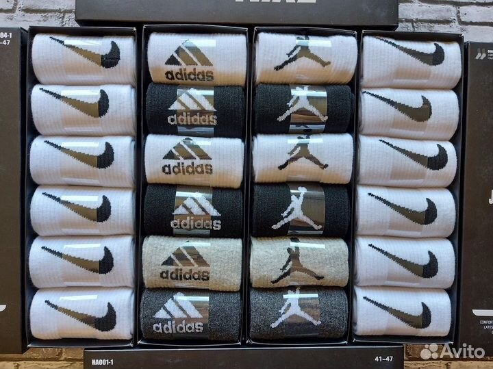 Носки Nike Jordan Adidas Lacoste