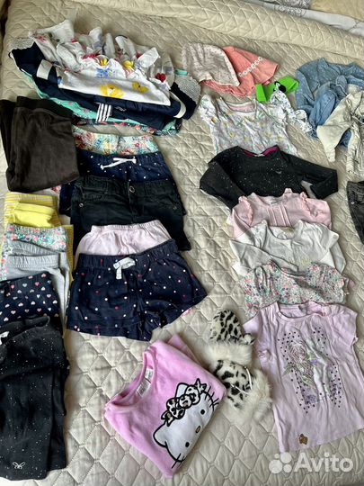 Детские вещи на девочку пакетом 90-104 см
