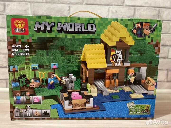 Игрушка lego minecraft
