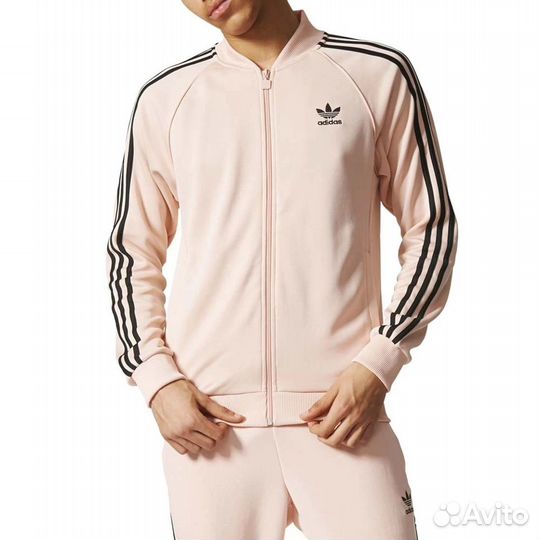 Розовая олимпийка adidas originals SST TT BR4314