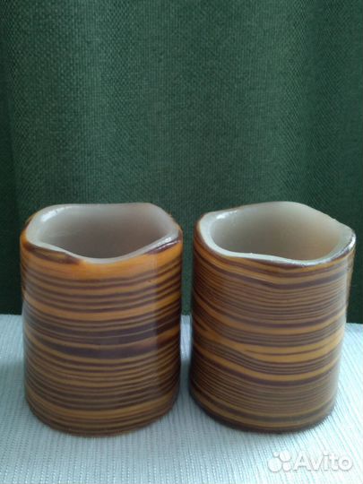 Светодиодные восковые свечи 2 шт. цена за все