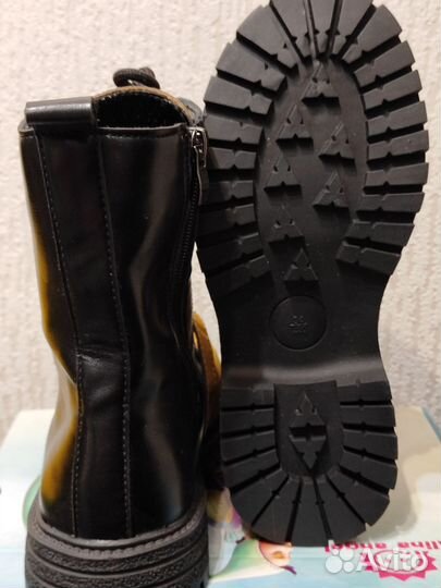 Детские высокие ботинки весна-осень