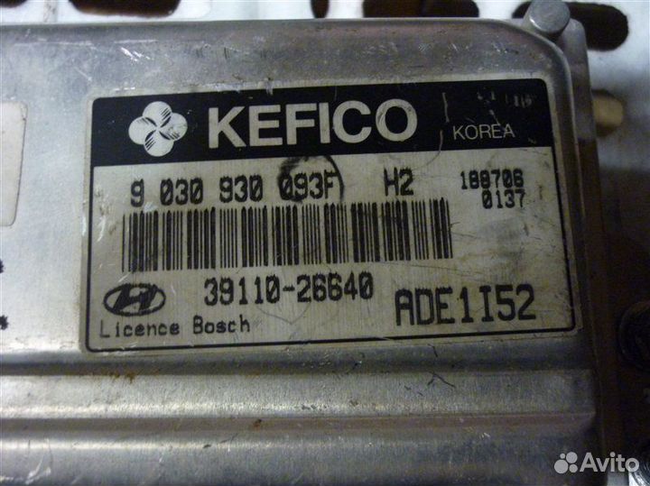 Блок управления двигателем Hyundai Accent седан