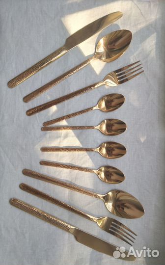 Столовые приборы hm, и кружка с надписью