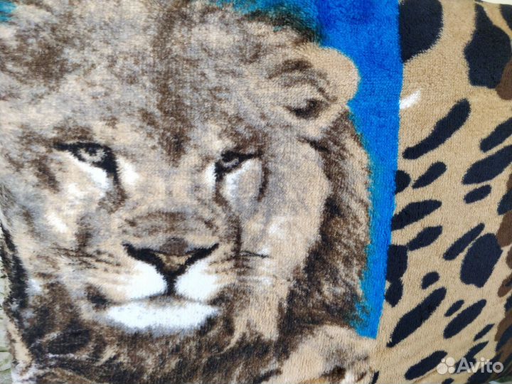 Покрывало плед из велсофта 180х205