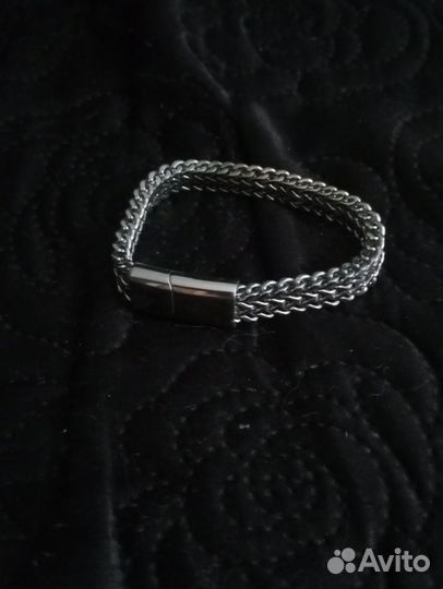 Серебряный браслет мужской унисекс