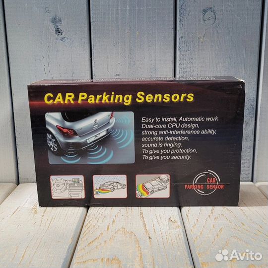 Парктроник автомобильный Car Parking Sensor, белый